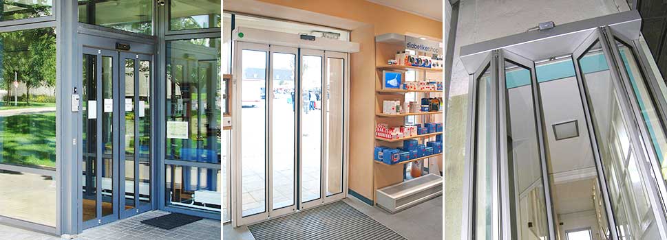 Varianten automatische Faltflügeltüre