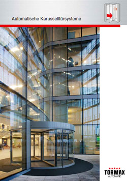 Prospekt automatische Karussell-/Drehtüre